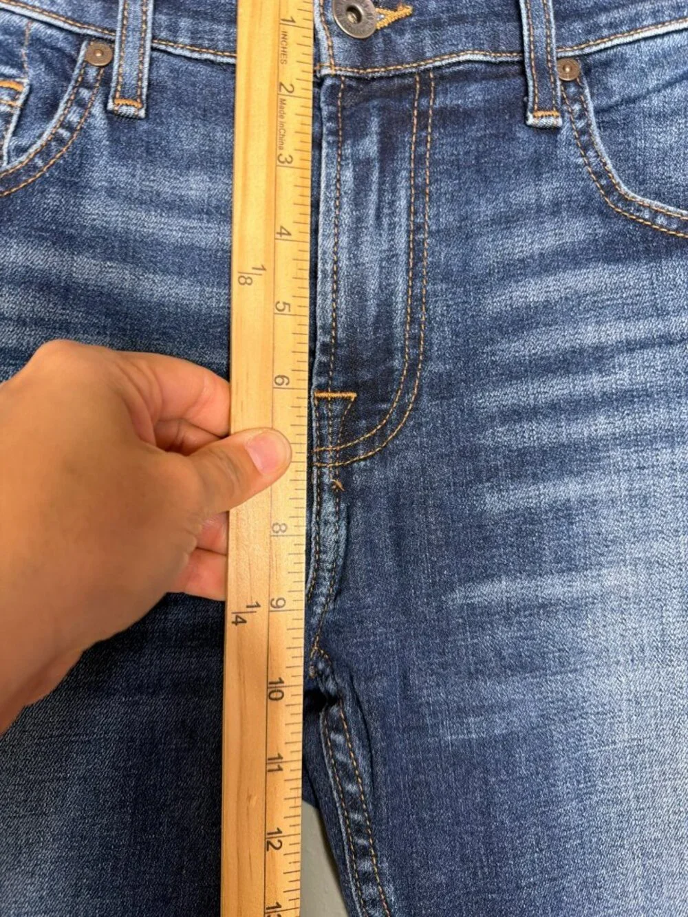 7 For All Mankind Paxtyn Skinny Jeans Ripped Distressed Denim Men's 31
